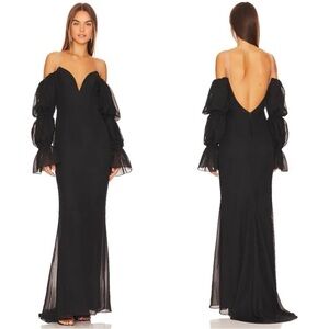#26❤️ Brand new Katie May Estrella gown in black